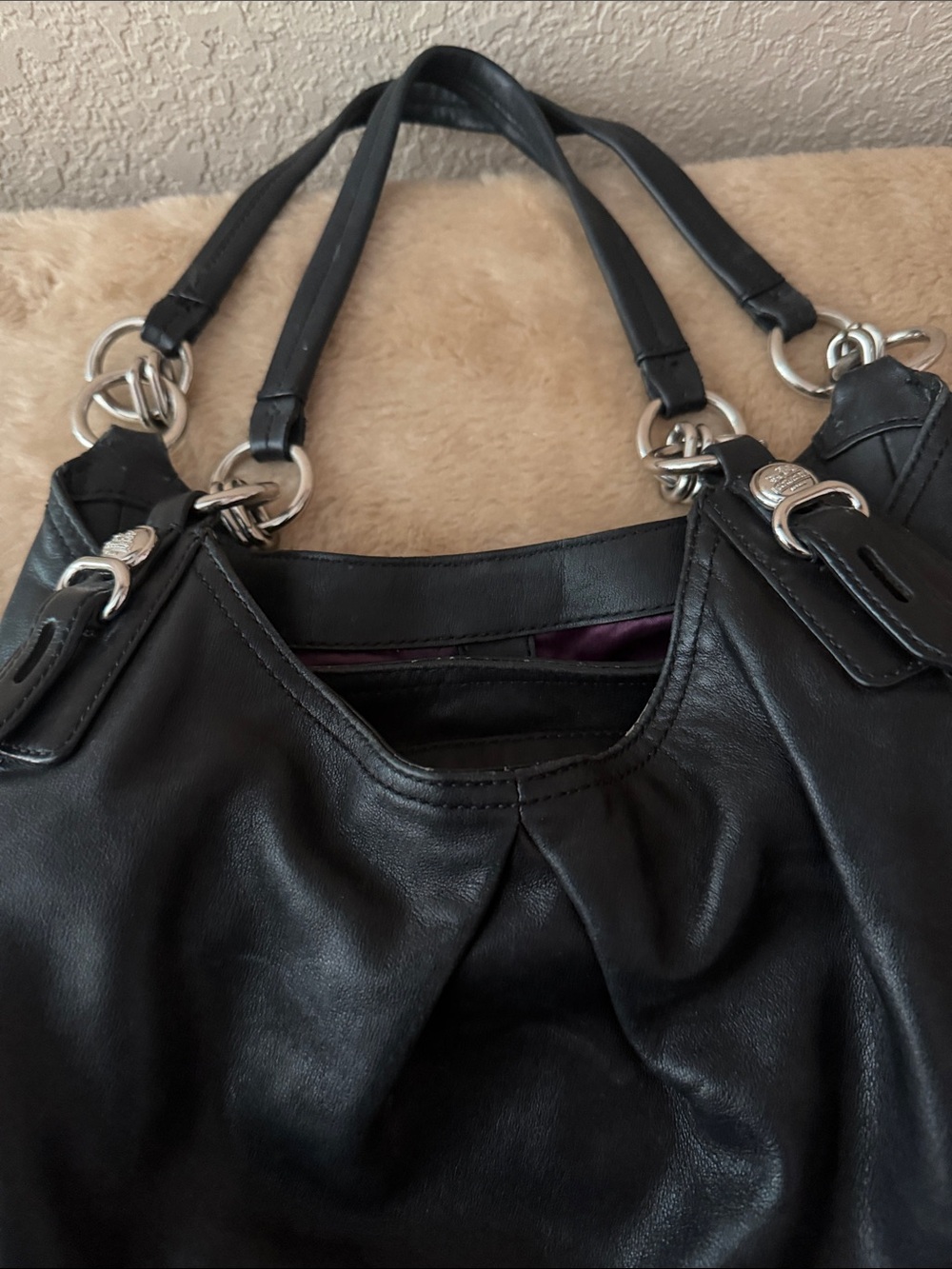 Coach hobo bag leather 3734 - Picture 2 of 9
